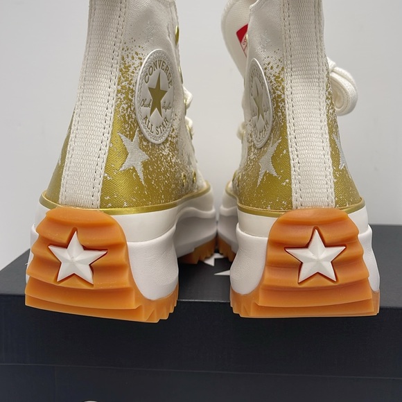 Converse WMNS RUN STAR HIKE HI VINTAGE WHITE/VINTAGE WHITE A12900C Platforms Sne - Picture 13 of 16
